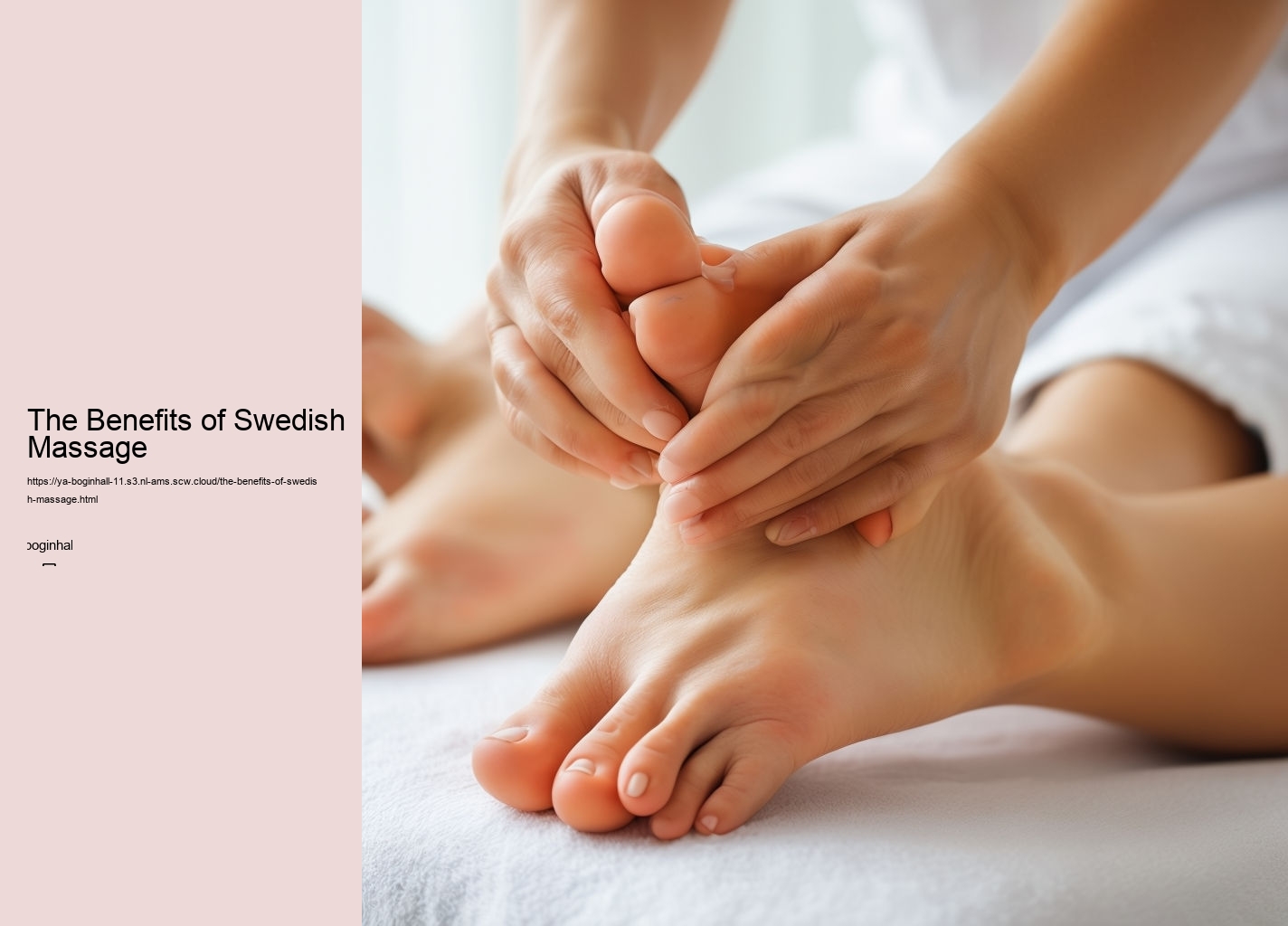 The Benefits of Swedish Massage